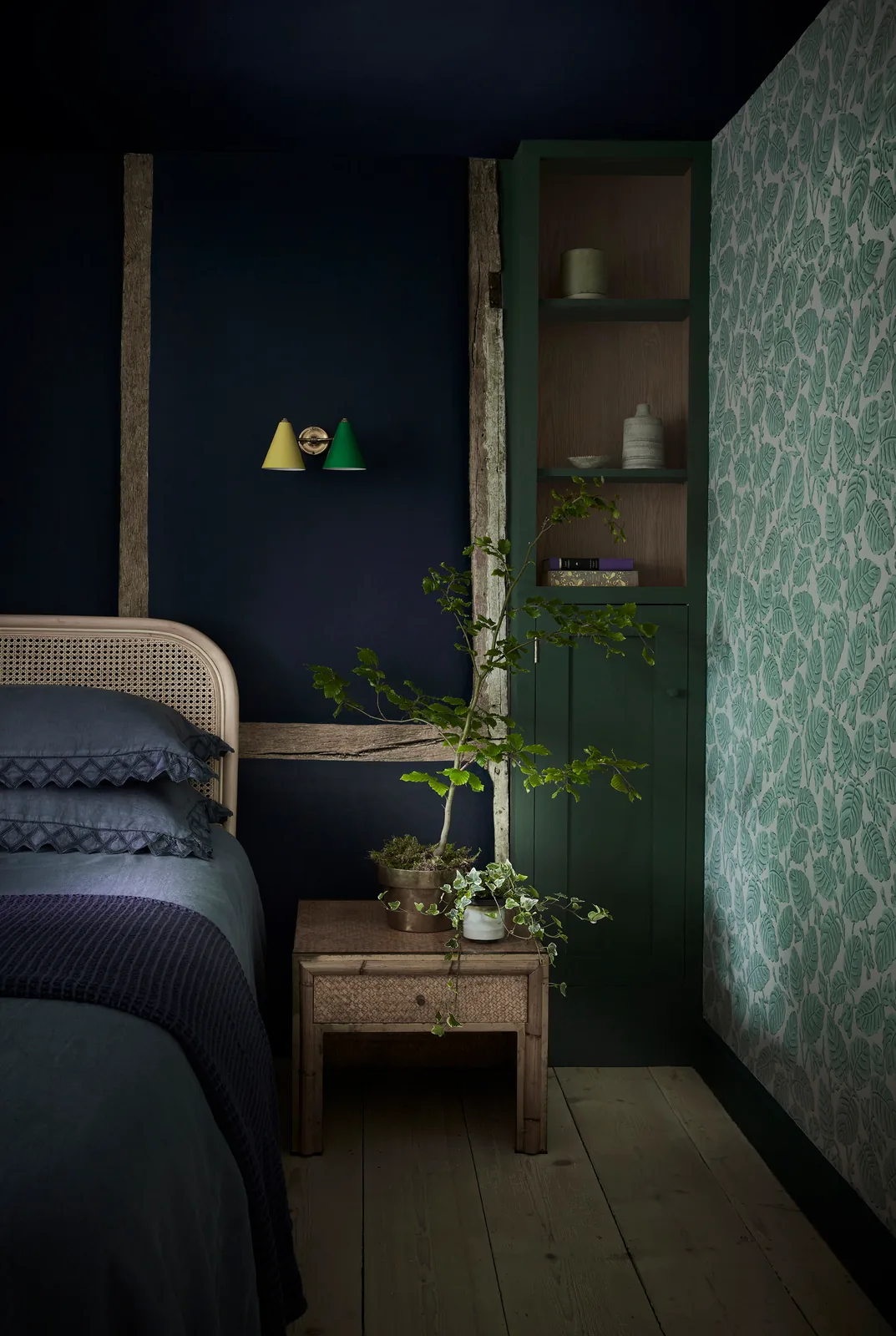 Beech Nut-Rubine, Dock Blue 252, Three Farm Green 306