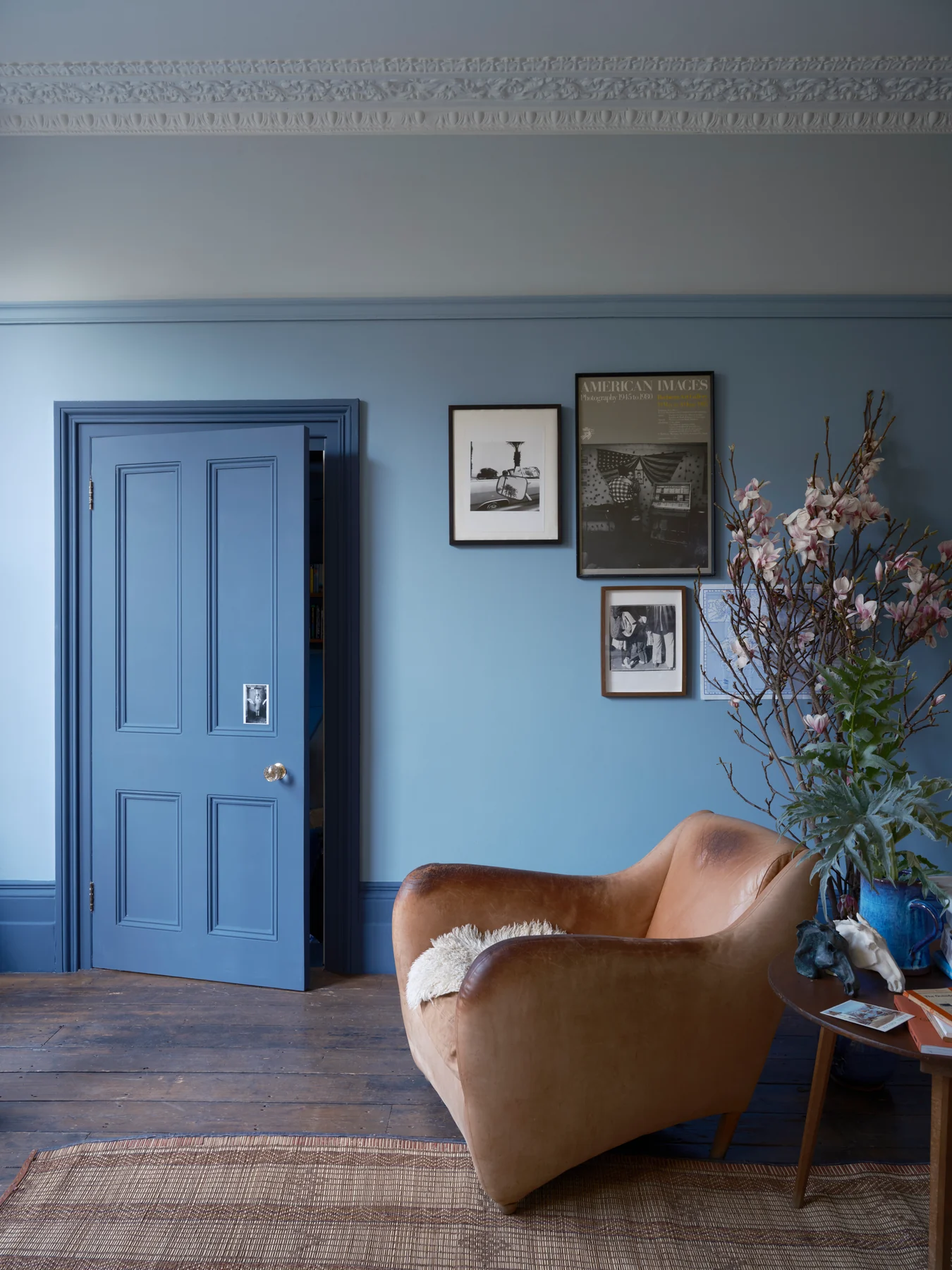 Farrow & Ball: Kittiwake, Wine Dark, Kakelugn, Sizing