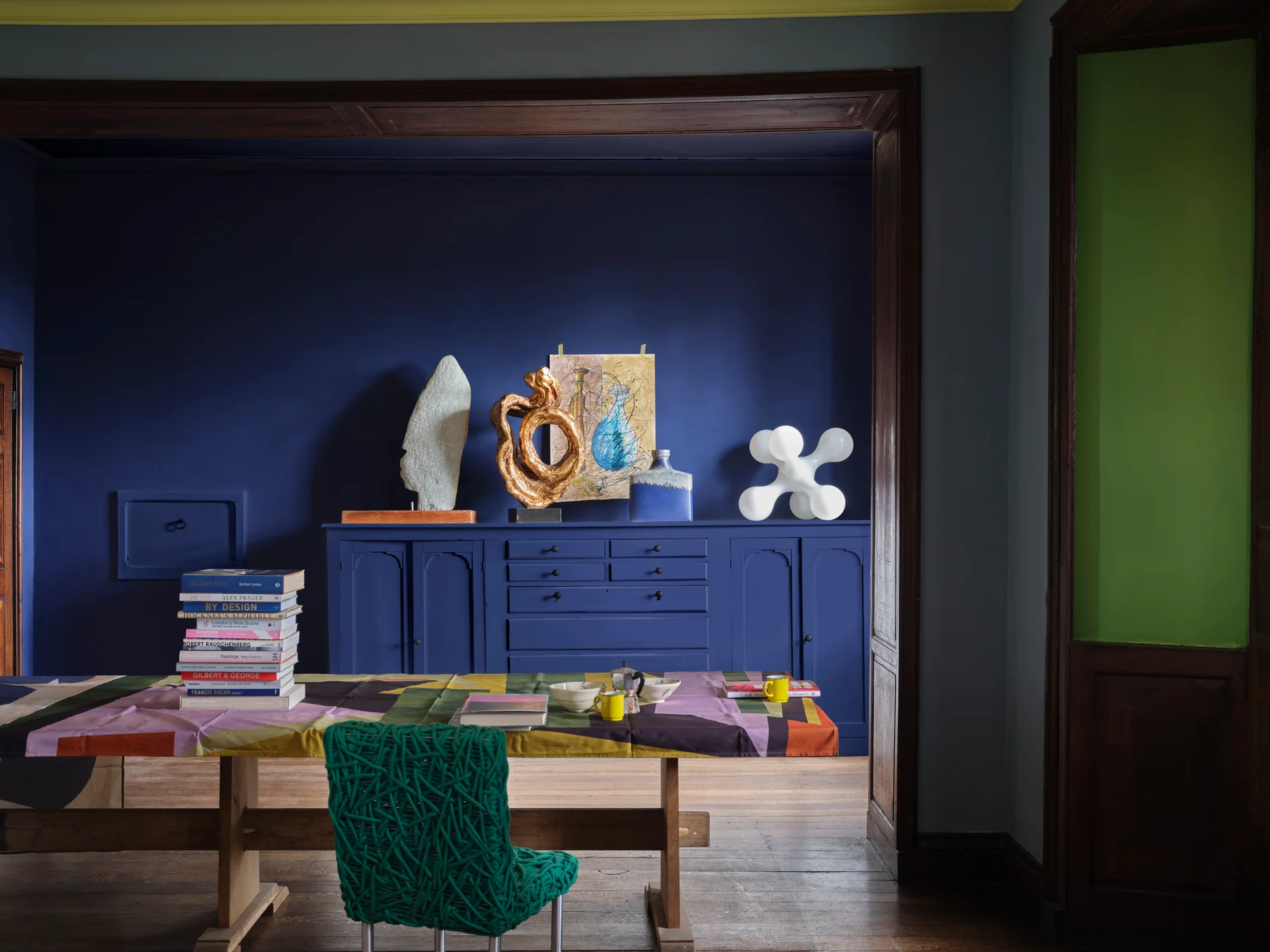 Farrow & Ball: Raw Tomatillo, Blue Maize, Hog Plum, Au Lait, Sardine