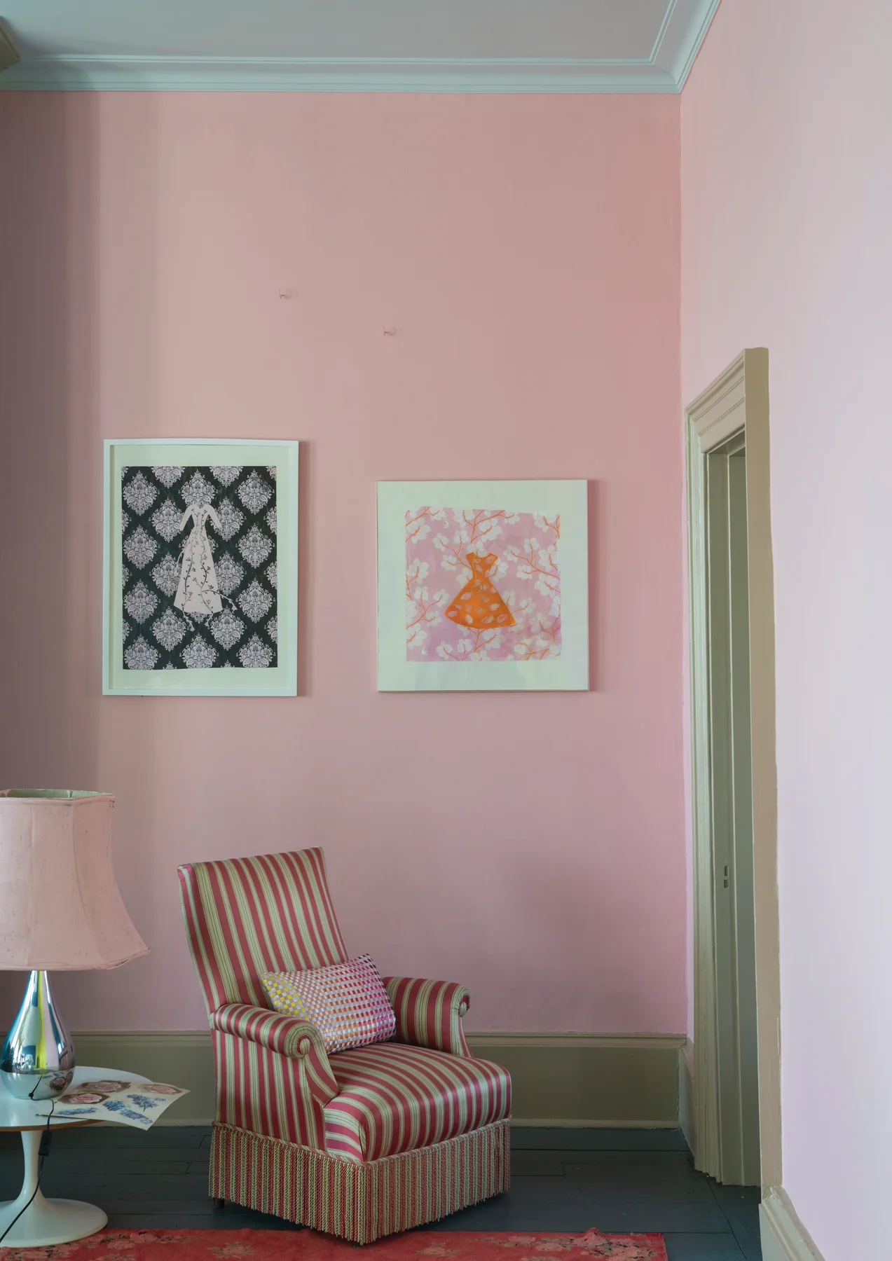 Farrow & Ball: Nancy’s Blushes, Down Pipe, Smoked Trout