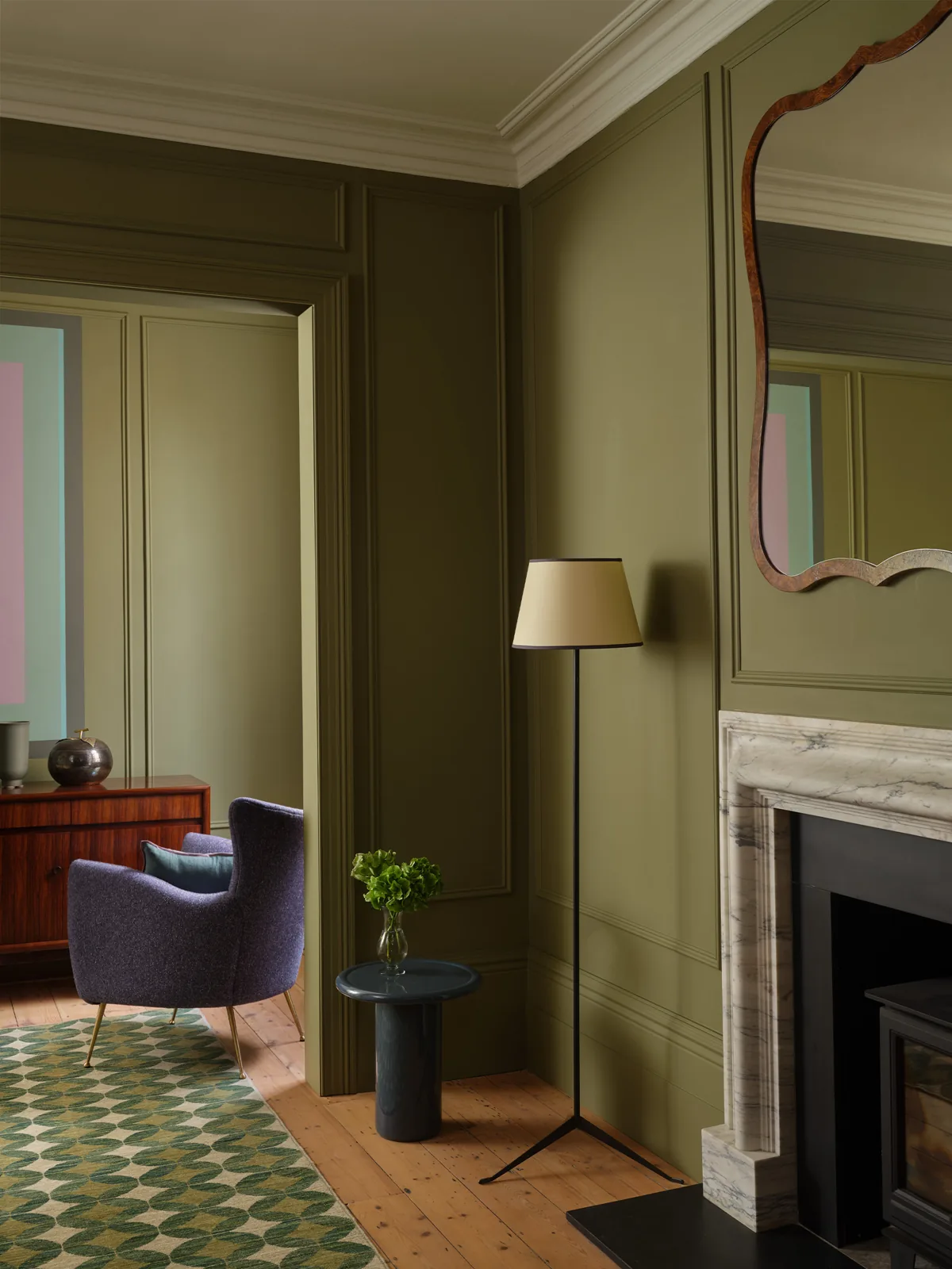 The Botanist, Hornblende, Deep Water Green, Salvia, Lady Char’s Lilac — Paint & Paper Library