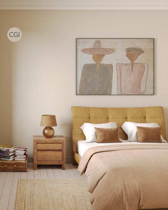 Farrow & Ball — Roasted Macadamia – No.CB2 room visualisation